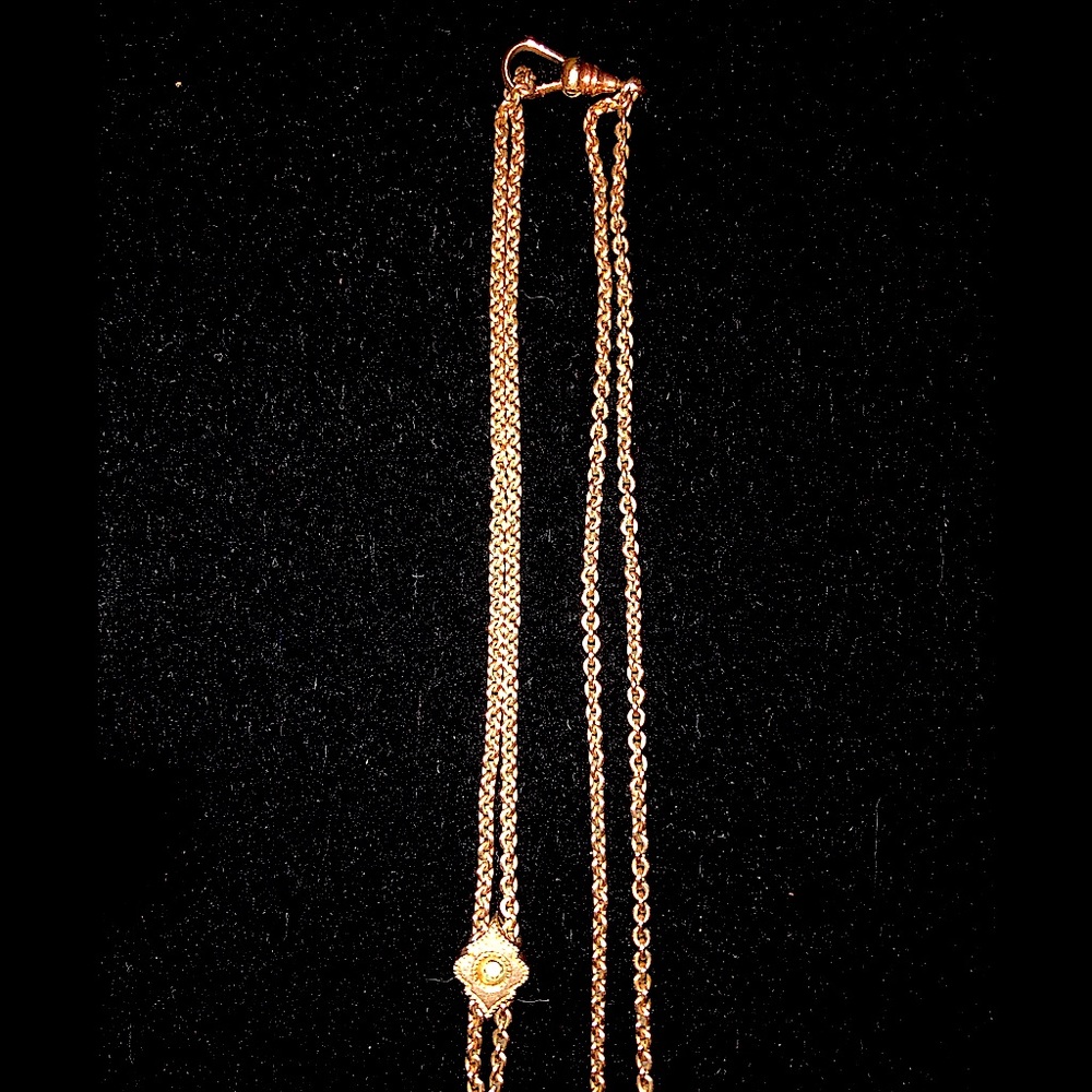 Antique JFSS Gold fill Fob Chain
